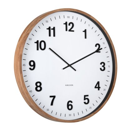 Wall Clock Esencia Classic XL - Dark Wood