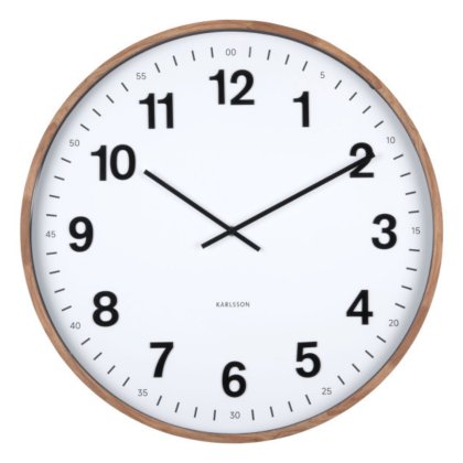 Wall Clock Esencia Classic XL - Dark Wood