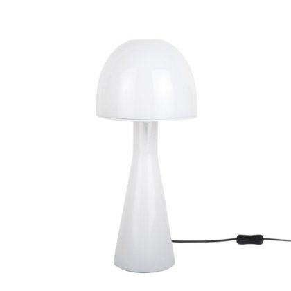 Bombin Glass Table Lamp - White