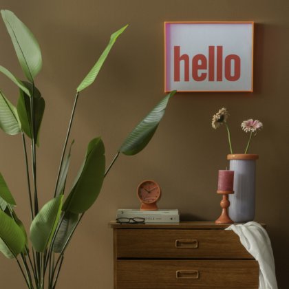 Candle Holder Funky - Small Bright Yellow Candle Holder Funky - Small Bright Yellow