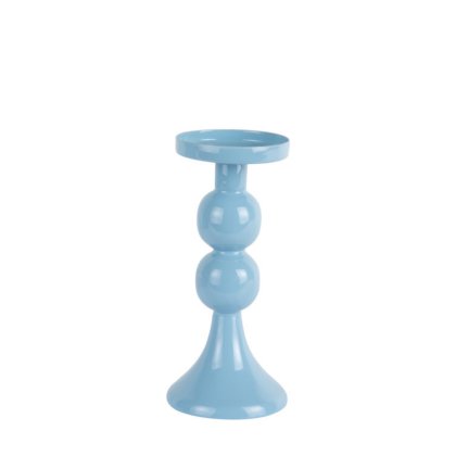 Candle Holder Funky - Medium Soft Blue Candle Holder Funky - Medium Soft Blue