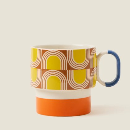 Orla Kiely - Aura Mug Orange