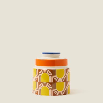Orla Kiely - Aura Storage Jar Orange