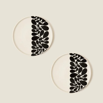 Orla Kiely - Sycamore Stripe Side Plate Black