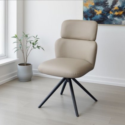 Los Angeles - Taupe Swivel Chair