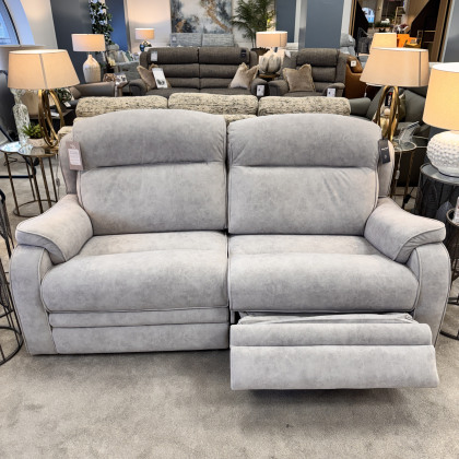 Parker Knoll - Boston - Large 2 Seater Power Recliner Sofa in Hugo Dove