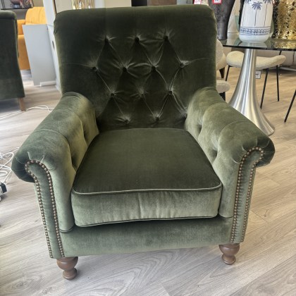 A&J Sofia Armchair - Biba Moss Fabric A&J Sofia Armchair - Biba Moss Fabric