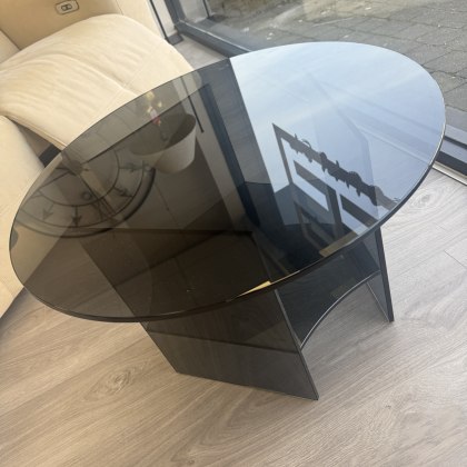 Natuzzi Editions - Pepe Black Glass Coffee Table Natuzzi Editions - Pepe Black Glass Coffee Table
