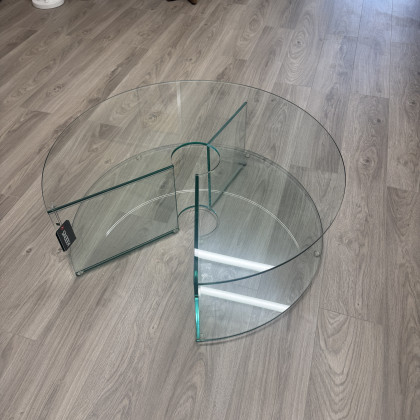 Natuzzi Editions - Pepe Glass Round Coffee Table