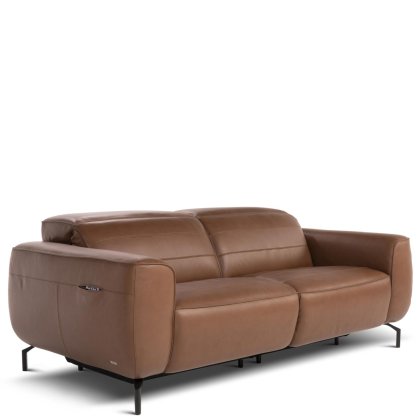 Natuzzi Editions - Zenith - F46 - 3 Seater Sofa 2 Cushion with Electric Motion