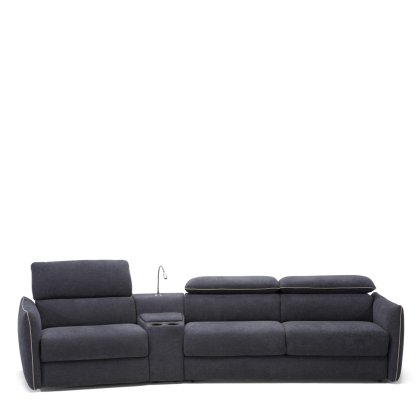 Natuzzi Editions - Meraviglia - 450+275+269 - Curved Sofa with Sofabed