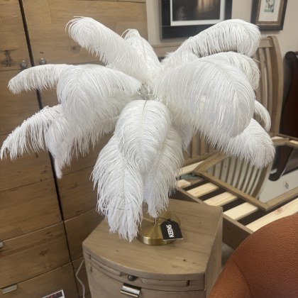 Feather Table Lamp