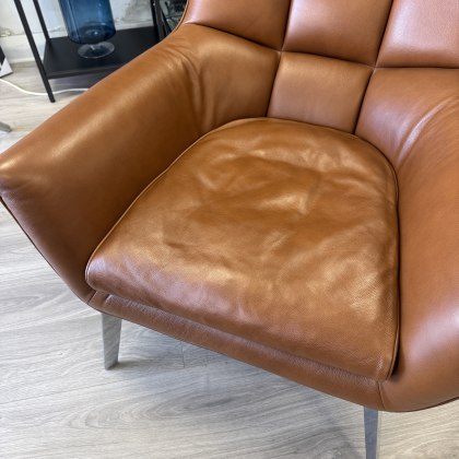 Calia Italia - Jacob Tan Leather with steel legs