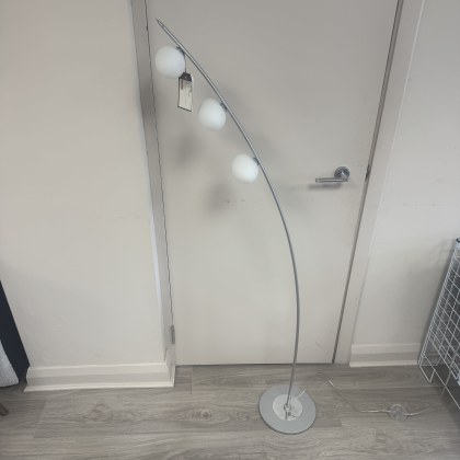 Florida - White Ball Floor Lamp