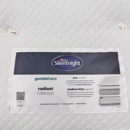 Silentnight - Gemini Eco 1,200 - Kingsize Mattress
