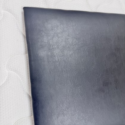 Single Headboard - Black Faux Leather