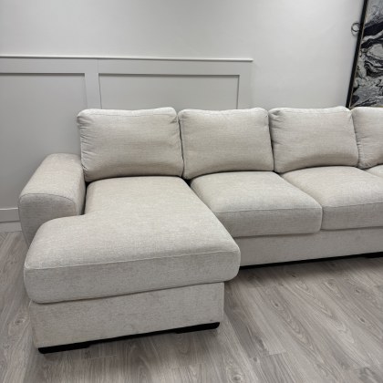 Aspire - XXL Sofa in Neutral Fabric