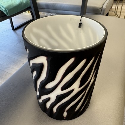 Zebra - Handblown Vase