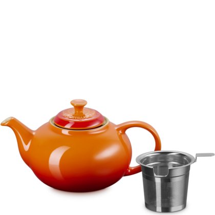 Le Creuset - Stoneware Classic Teapot with Infuser Le Creuset - Stoneware Classic Teapot with Infuser