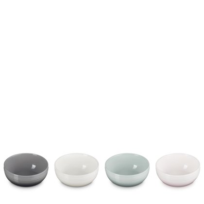 Le Creuset - Stoneware Coupe Set of 4 Cereal Bowls Le Creuset - Stoneware Coupe Set of 4 Cereal Bowls