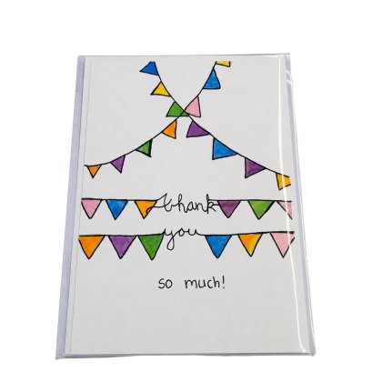 Perla Rose Crafts - Thank You - Bunting Perla Rose Crafts - Thank You - Bunting