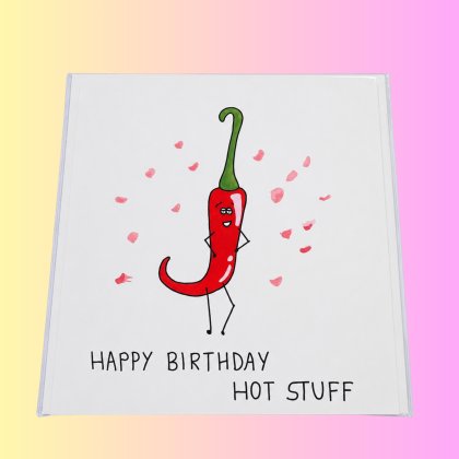 Perla Rose Crafts - Happy Birthday Hot Stuff Perla Rose Crafts - Happy Birthday Hot Stuff