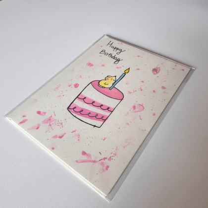 Perla Rose Crafts - Happy Birthday - Cake & Mouse Perla Rose Crafts - Happy Birthday - Cake & Mouse