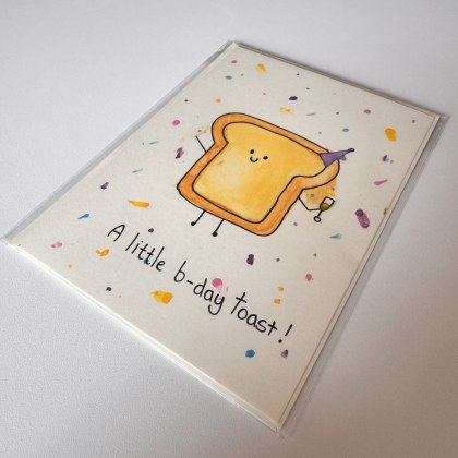 Perla Rose Crafts - Happy Birthday - Toast Perla Rose Crafts - Happy Birthday - Toast