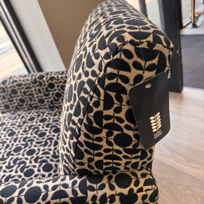 Orla Kiely - Pettigo Accent Chair - Monochrome Fabric