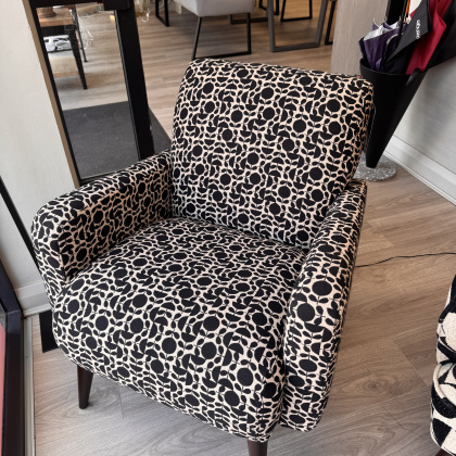 Orla Kiely - Pettigo Accent Chair - Monochrome Fabric