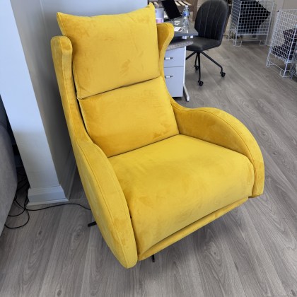 Fama - XL Lenny - Power Swivel Chair in Yellow