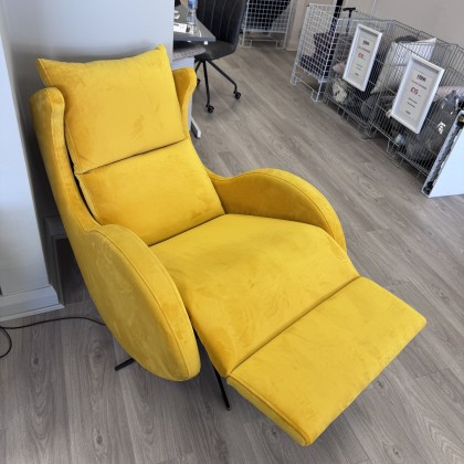 Fama - XL Lenny - Power Swivel Chair in Yellow