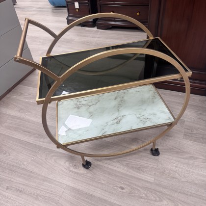 Glamour Brass - Drinks Trolley Glamour Brass - Drinks Trolley