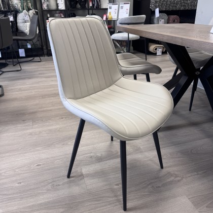 Set of 4 Rico - Stone Dining Chairs