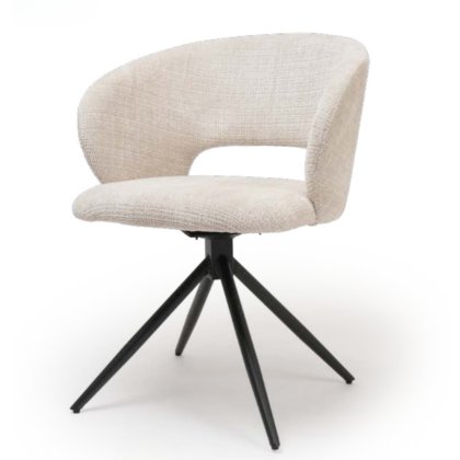 Percy - Neutral Swivel Dining Chair