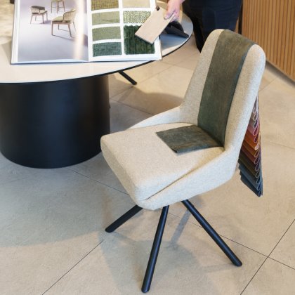 Triton - Neutral Swivel Dining Chair