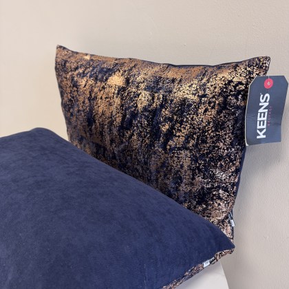 Cushion Bundle - Navy & Copper Lumbar - Set of 2