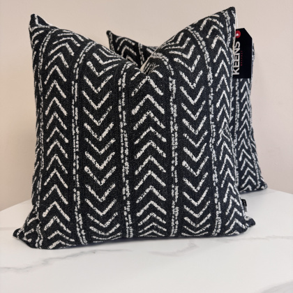 Cushion Bundle - Set of 2 - Black Chevron
