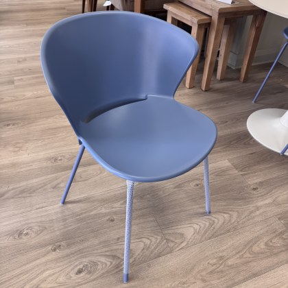 Set of 4 - Calligaris - Bahia Chairs in Sky Blue Set of 4 - Calligaris - Bahia Chairs in Sky Blue