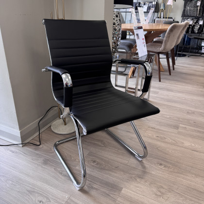 Eames Style - Black Chair with Arms Eames Style - Black Chair with Arms