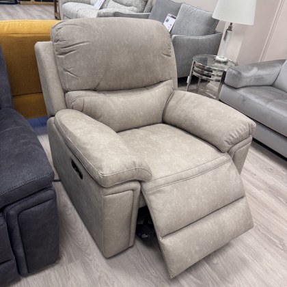 Indigo - Power Recliner - Steam Mushroom