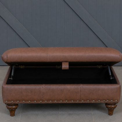 Alstons - Arizona - Two-Tone - Legged Ottoman Alstons - Arizona - Two-Tone - Legged Ottoman