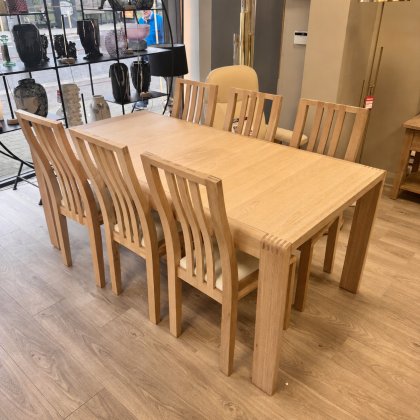 Ercol - Bosco Table + 6 Chairs Set