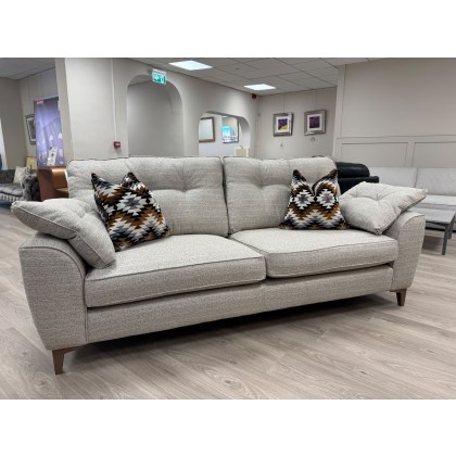 Alstons - Savannah 3 Seater Sofa - Natural Fabric