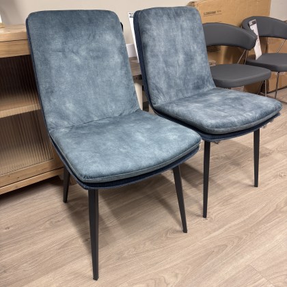 Set of 2 - Jimmy Dining Chairs - Teal Set of 2 - Jimmy Dining Chairs - Teal