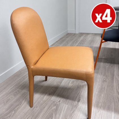 Set of 4 - Ohio Dining Chair - Camel Set of 4 - Ohio Dining Chair - Camel