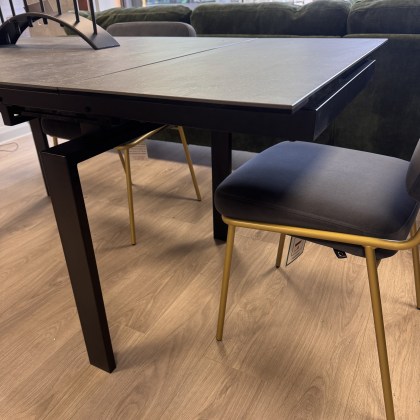 Trinity - Dark Grey Ceramic Extending Table