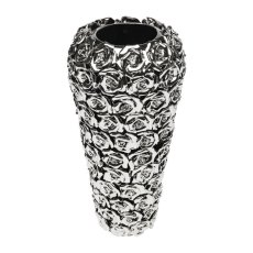 Chrome Roses - Vase H37cm