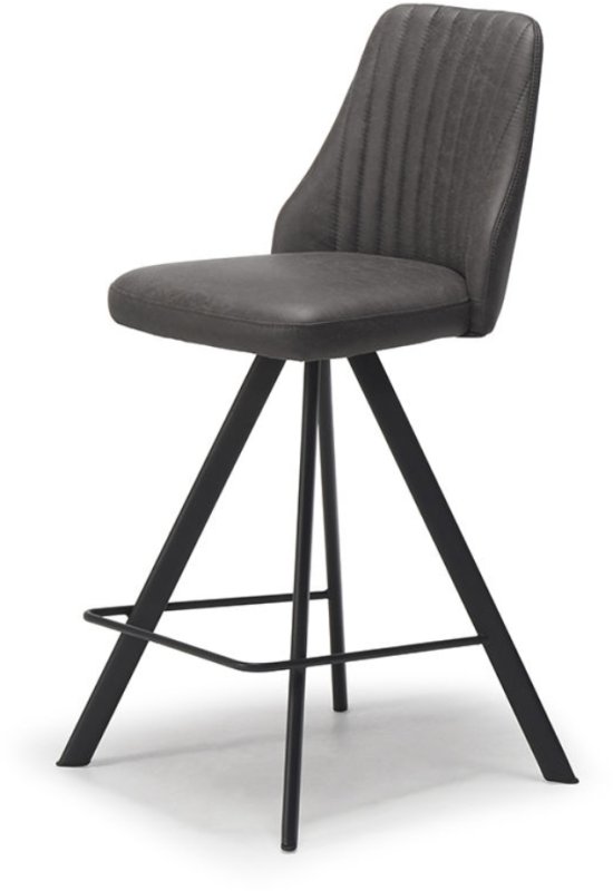 Austin - Dark Grey Counter Stool Swivel Return Austin - Dark Grey Counter Stool Swivel Return