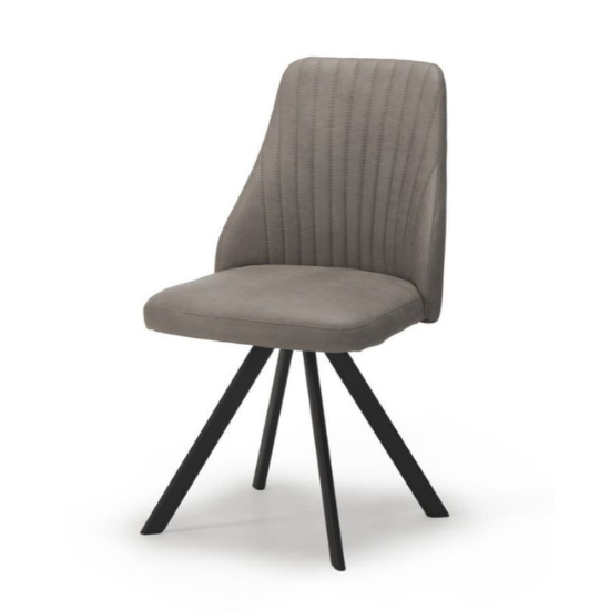 Austin - Dark Grey Dining Chair Swivel Return Austin - Dark Grey Dining Chair Swivel Return